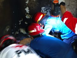 Korsleting Listrik Picu Kebakaran Kontrakan di Sukodono, Satu Penghuni Meninggal Dunia