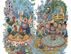 Warga Kepadangan Resah, Praktik Judi Sabung Ayam dan Cap Jiki di Dekat Pasar Sayur Tulangan Terkesan Kebal Hukum