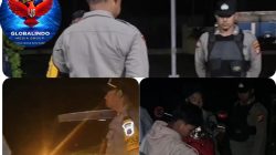 Kapolsek Pangkalan Banteng Pimpin Langsung Penertiban Balap Liar di Jalan A. Yani Sei Rengas