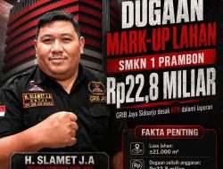 Kasus Dugaan Mark-Up Lahan SMKN 1 Prambon Rp22 Miliar Jadi Sorotan, GRIB Jaya Desak Penegakan Hukum